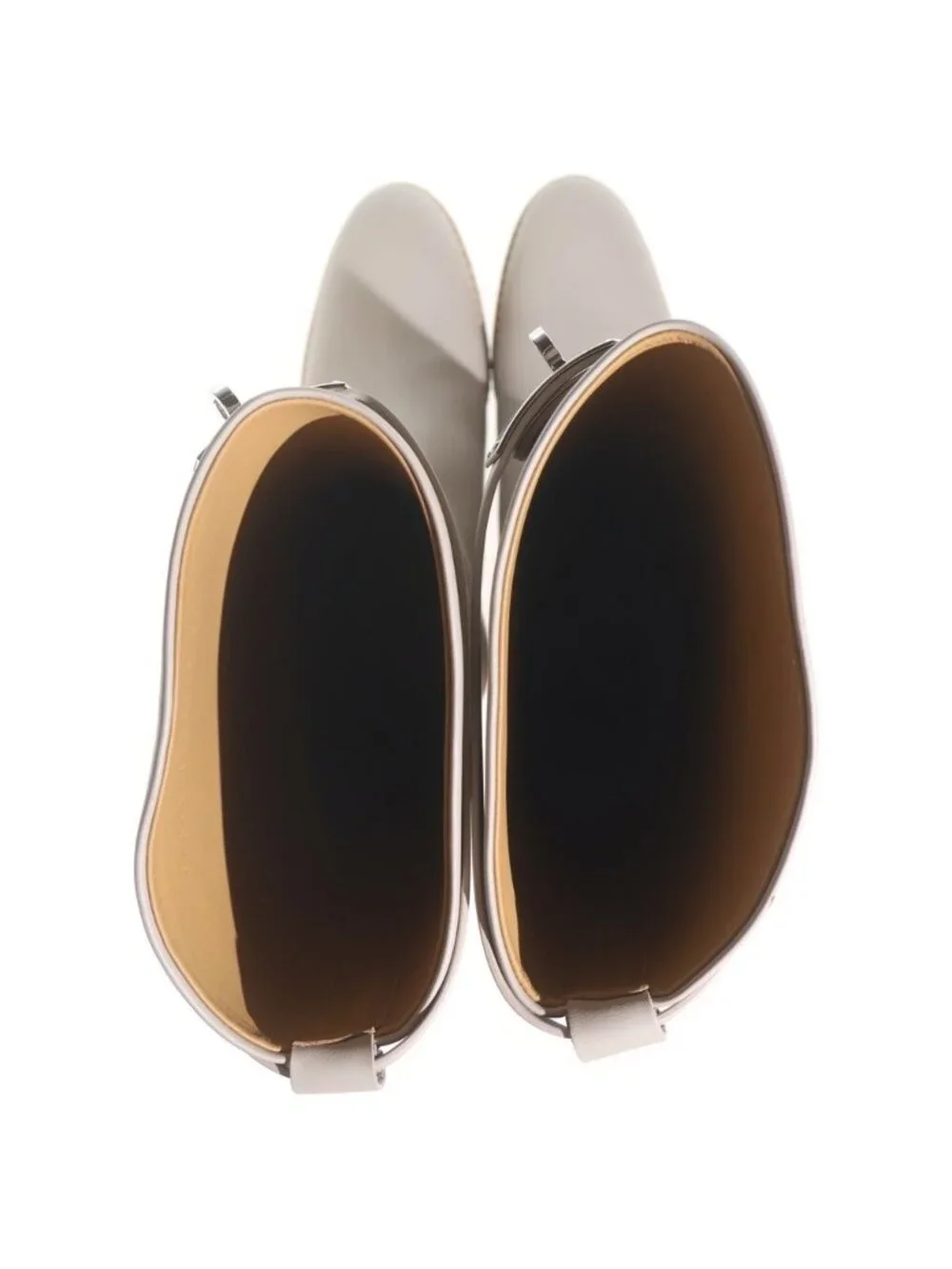 Hermes Faustin Long Boots Beige Kelly